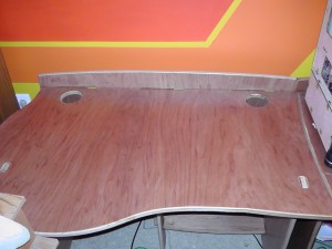 Stained desk