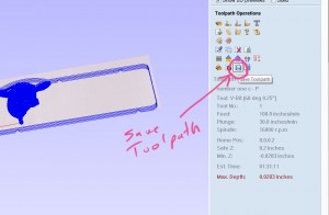 save toolpath icon