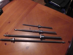 Ballscrews come in a variety of sizes.